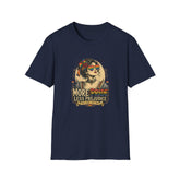 More Divine, Less Prejudice T-Shirt | Retro Boho Queer Pride Tee
