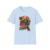 Ride With Pride T-Shirt | Vintage Retro Biker Queer Tee