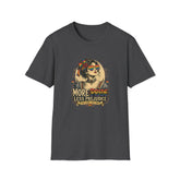 "More Divine, Less Prejudice" Retro Pride Queen Graphic Tee — Unisex Boho T-Shirt