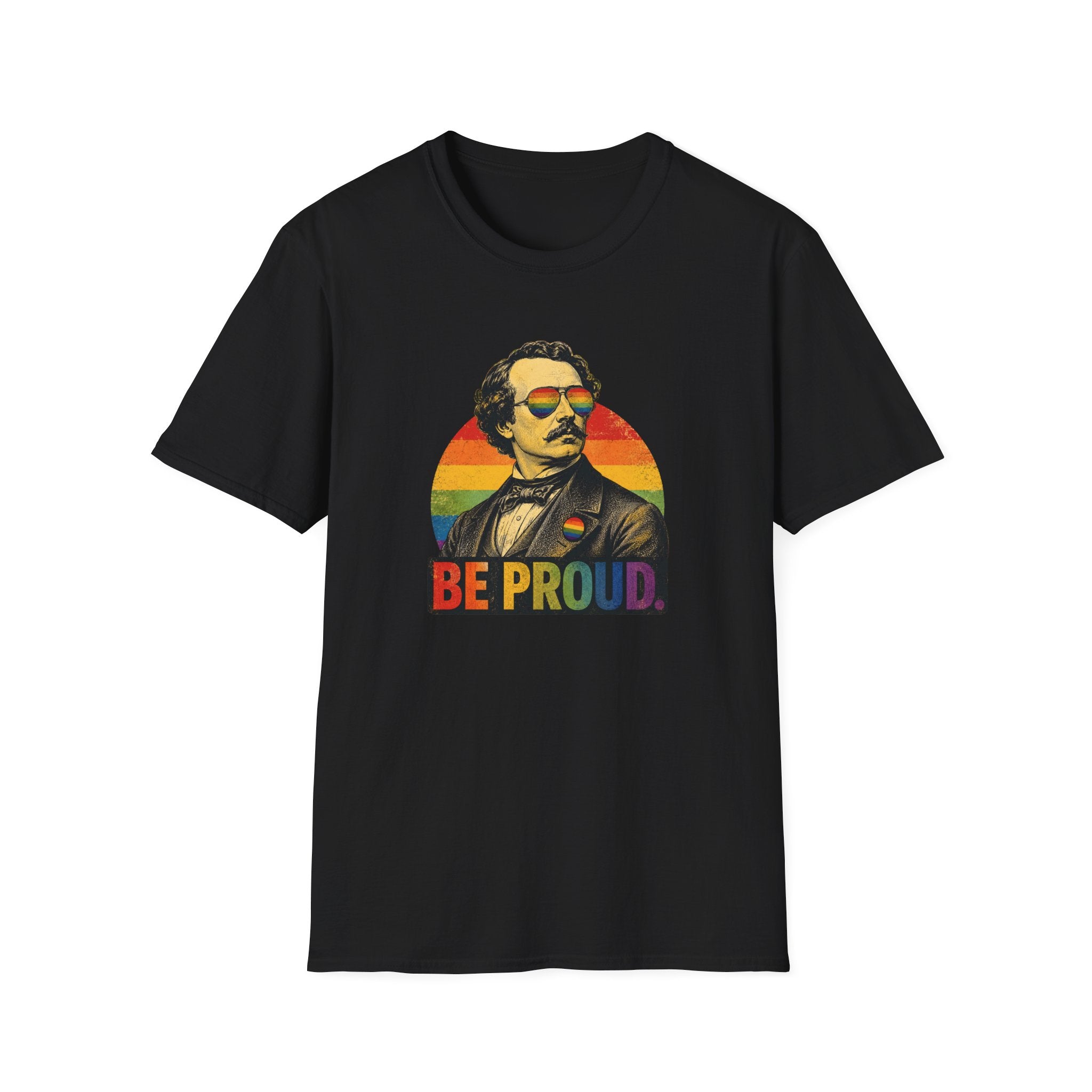 Pride Retro Portrait | Vintage LGBTQ Graphic T-Shirt
