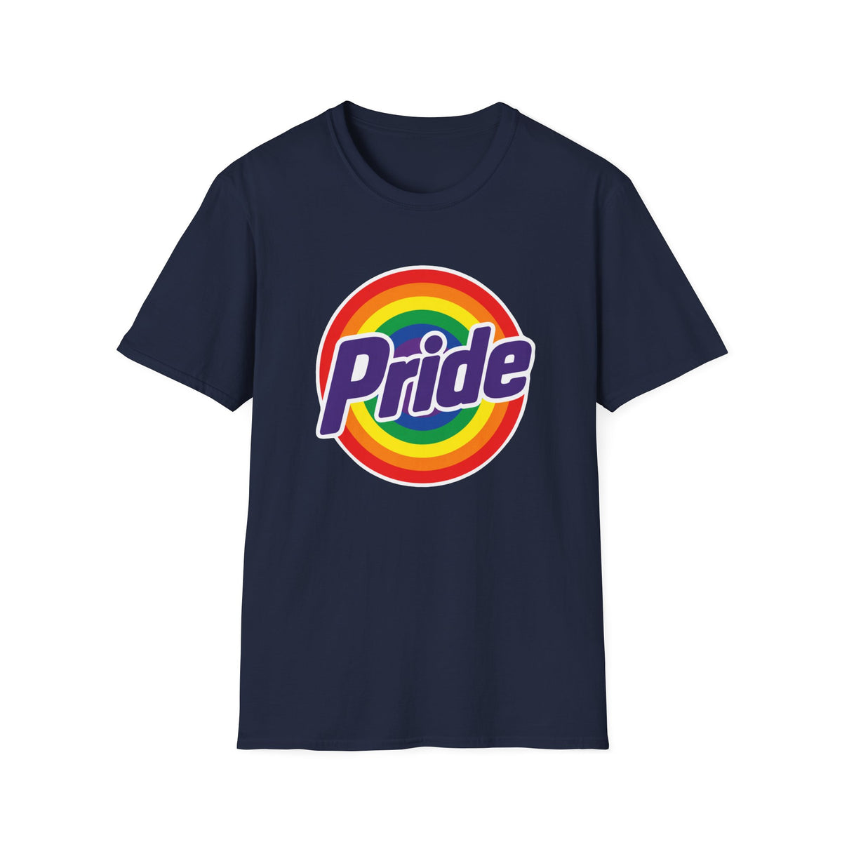 Pride Rainbow Logo T-Shirt | Retro LGBTQ+ Celebration Tee