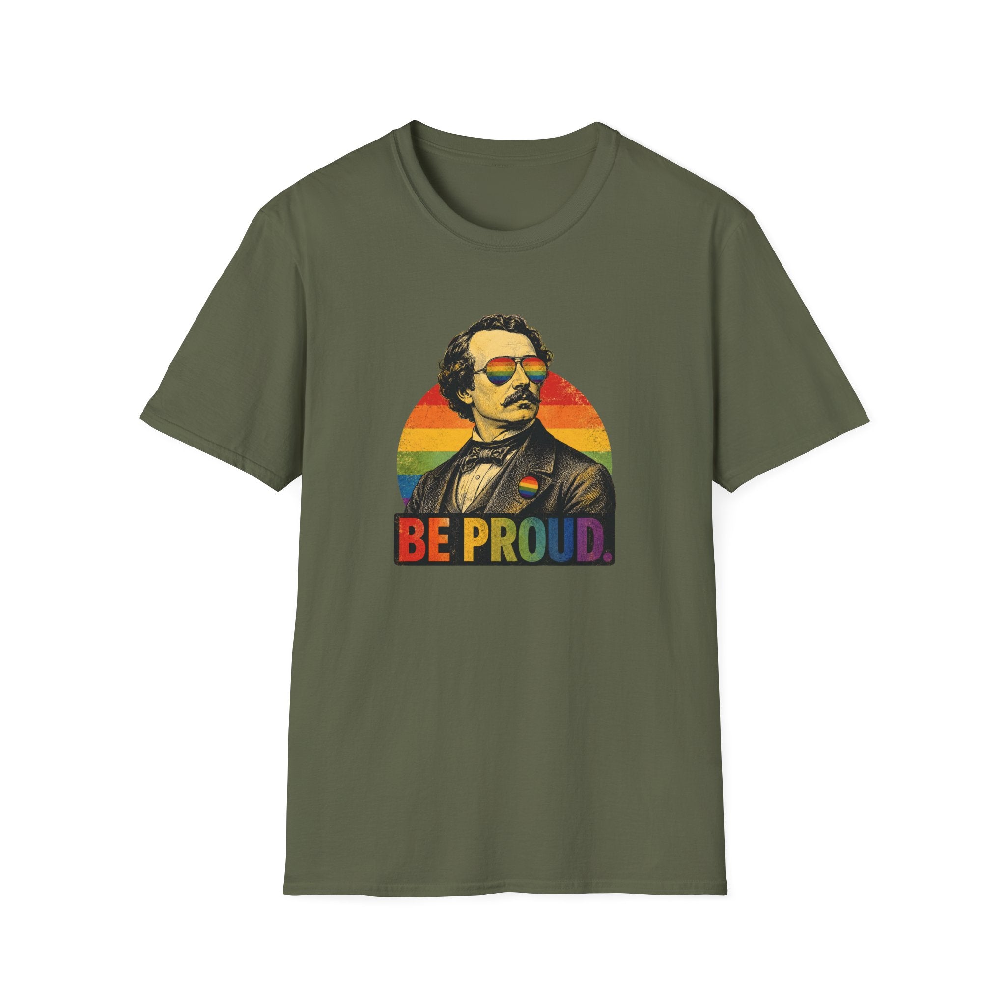 Pride Retro Portrait | Vintage LGBTQ Graphic T-Shirt
