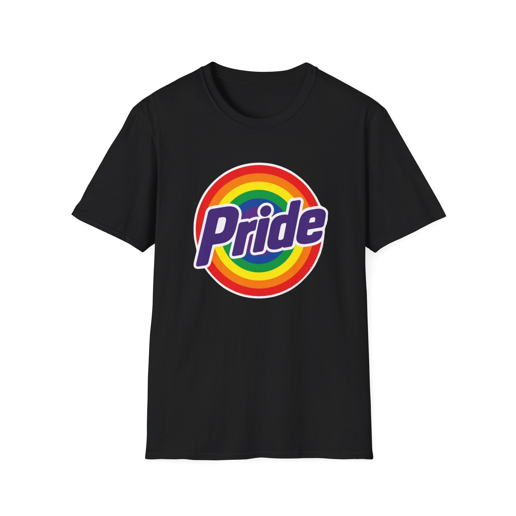 Pride Rainbow Logo T-Shirt — LGBTQ+ Celebration Tee