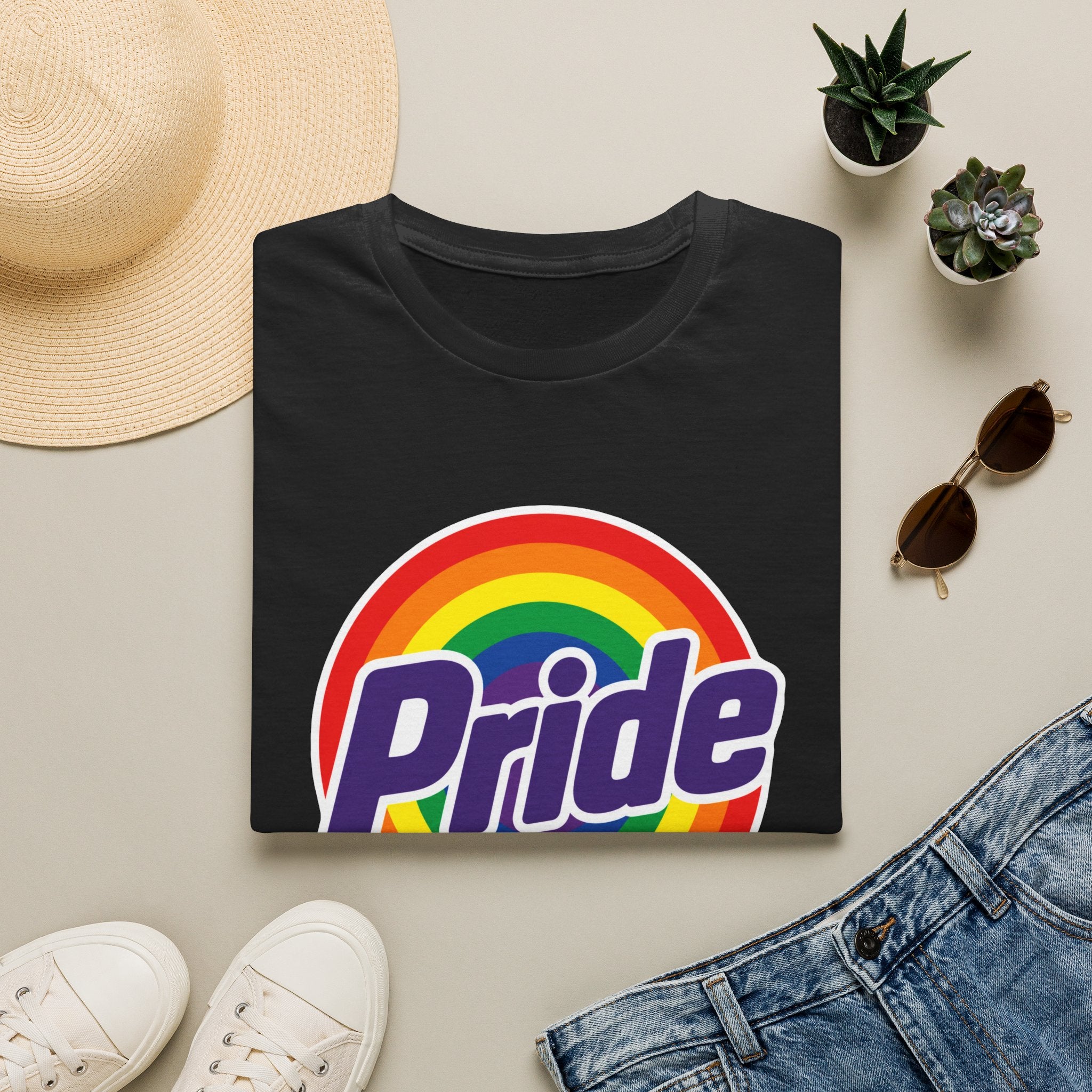 Pride Rainbow Logo T-Shirt — LGBTQ+ Celebration Tee