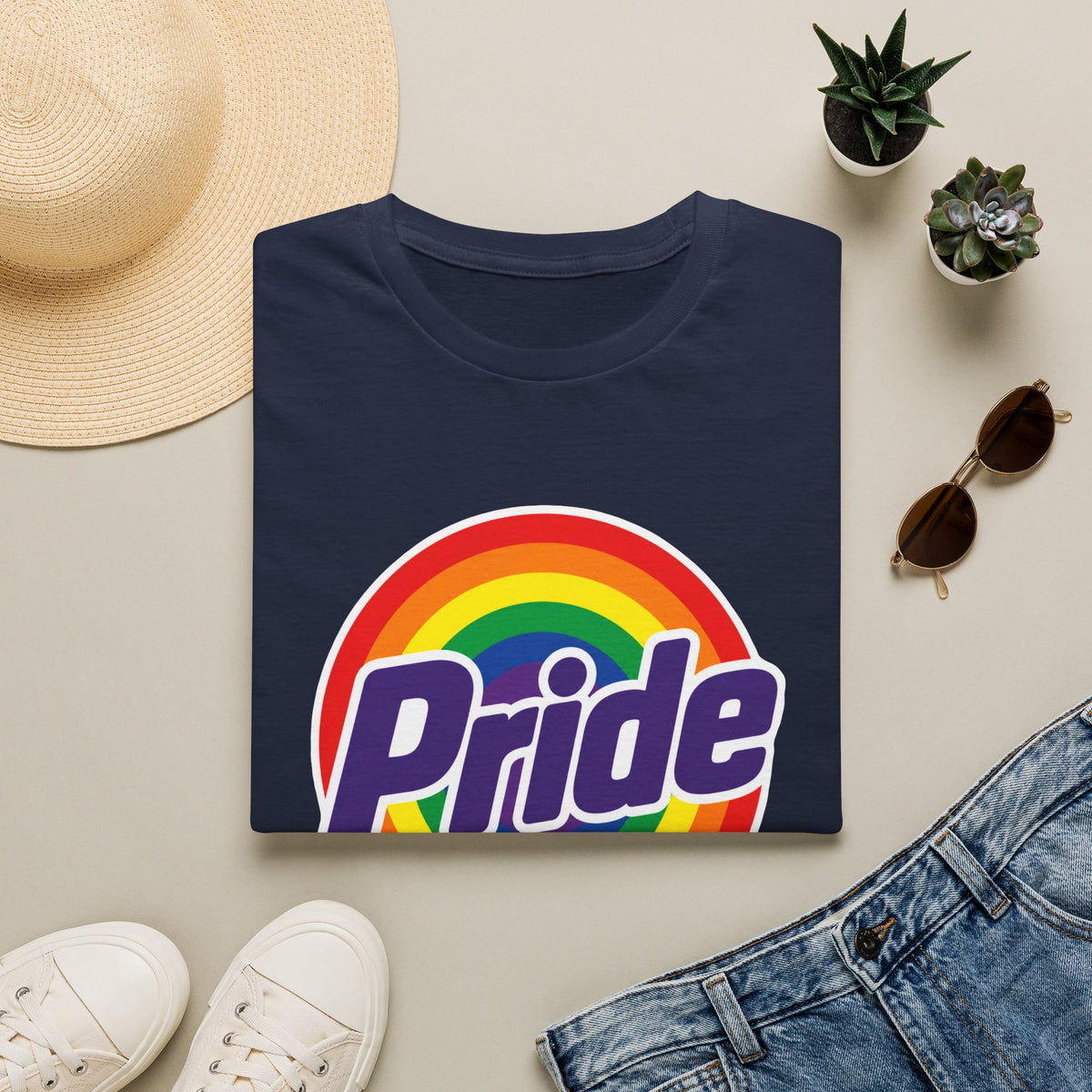 Pride Rainbow Logo T-Shirt — LGBTQ+ Celebration Tee