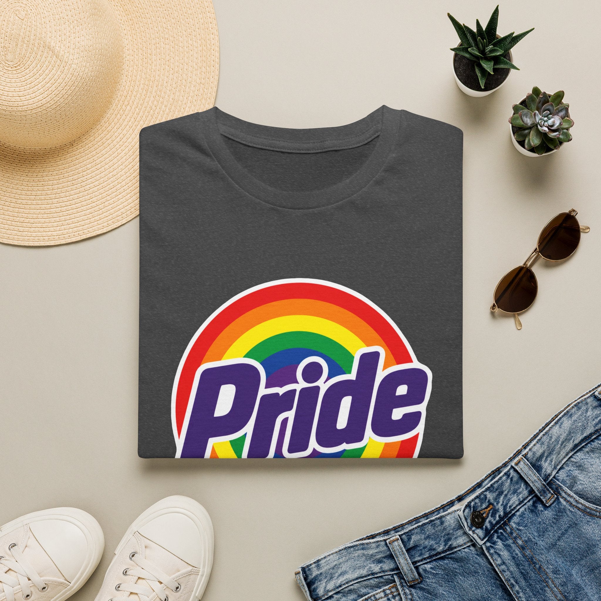 Pride Rainbow Logo T-Shirt — LGBTQ+ Celebration Tee