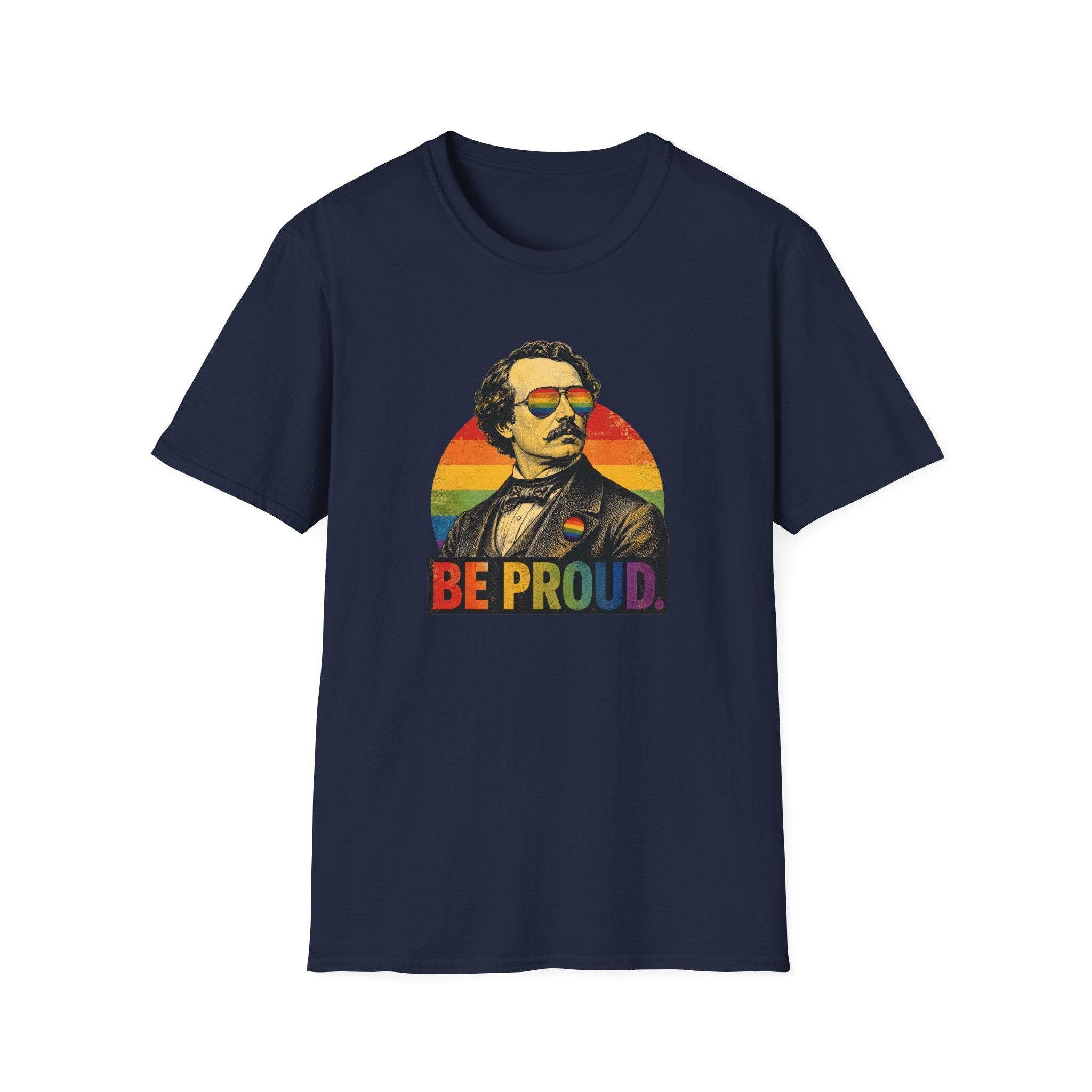 Pride Retro Portrait | Vintage LGBTQ Graphic T-Shirt