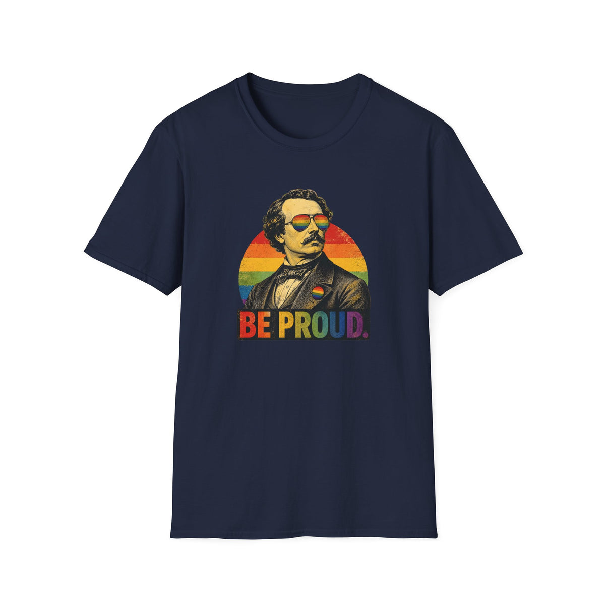Pride Retro Portrait | Vintage LGBTQ Graphic T-Shirt